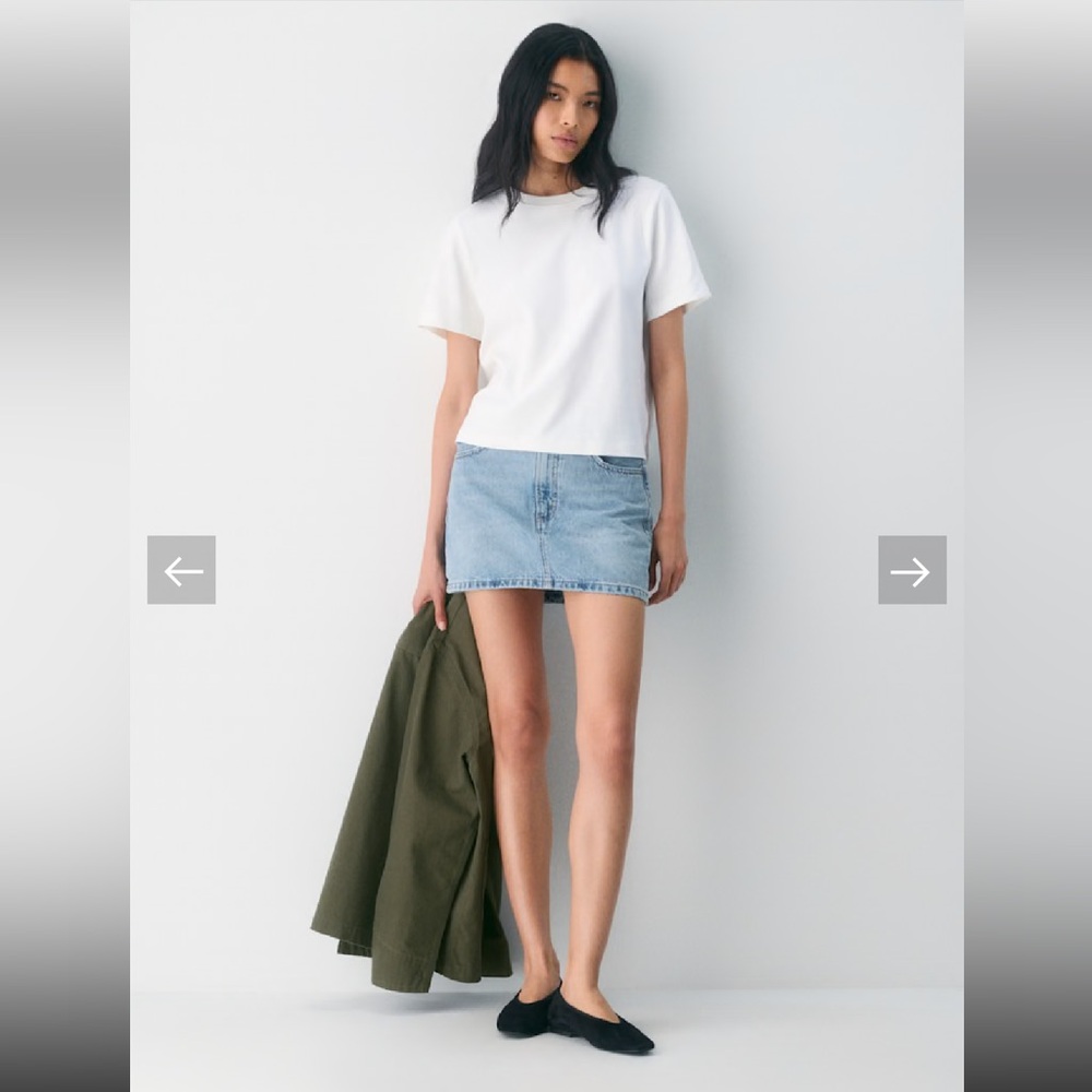 Aritzia Denim Forum The '90s Ricci Denim Jean Skirt, size 23 - Picture 11 of 15